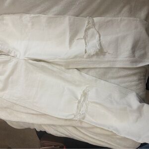 Abercrombie & Fitch Cream Jeans